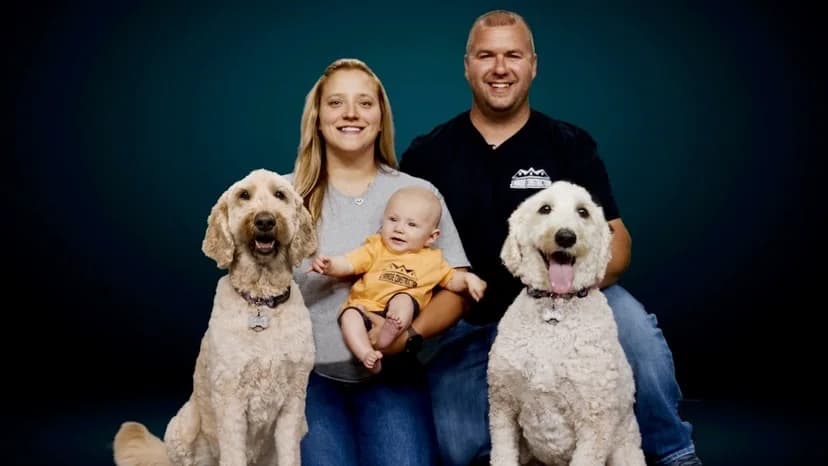 J Hardie Construction family brand photo