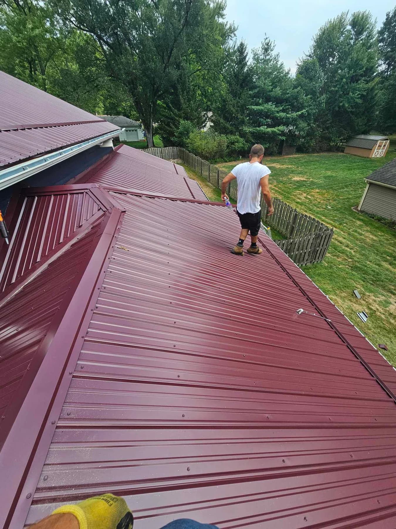 Standing Seam Metal Roof Upgrade