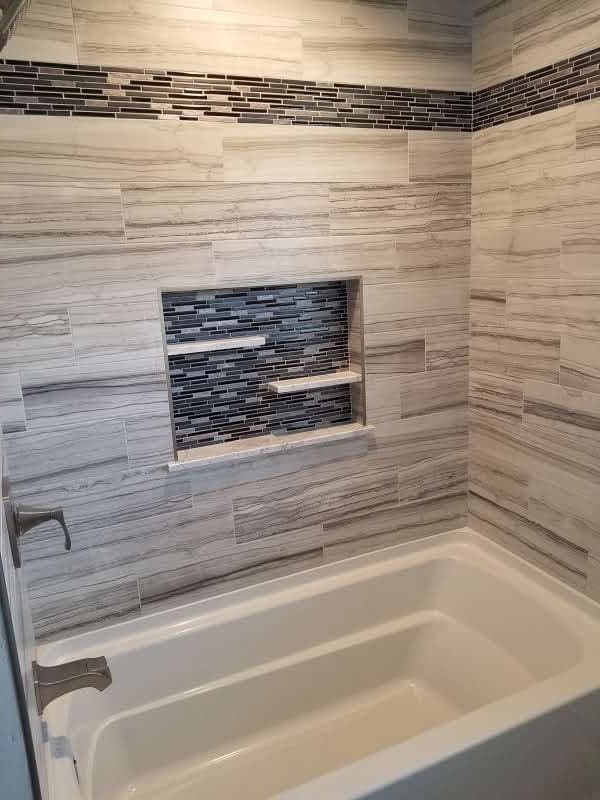 Custom Tile Tub & Shower Remodel